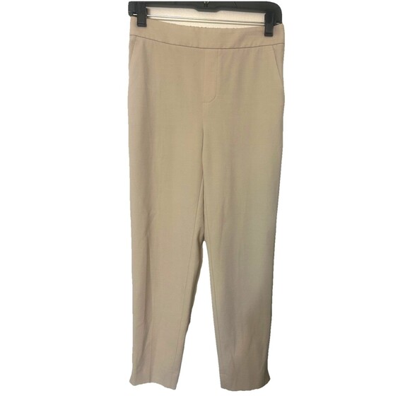 Banana Republic Pants - Banana Republic Hayden Pants  Women Sz 0 Beige High Rise Elastic Waist Tapered